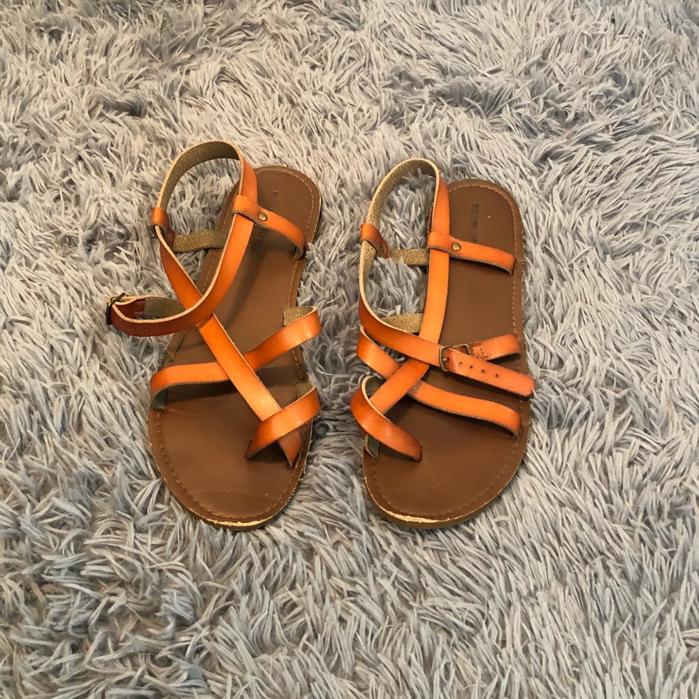 Brown Mossimo Supply Co. Sandals
